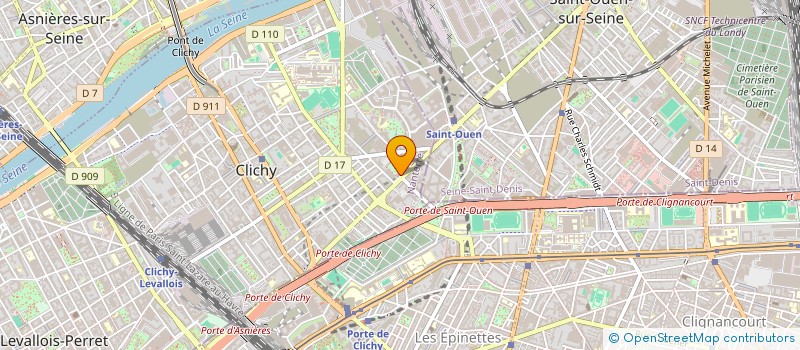 localisation de l'entreprise AMICALE DES LOCATAIRES CLICHY VII à CLICHY