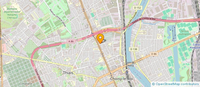 localisation de l'entreprise AMICALE DES LOCATAIRES CNL 48 DR ROUX à CHOISY-LE-ROI