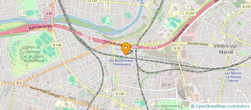 localisation de l'entreprise AMICALE DES LOCATAIRES CNL BLX LA COLLINE  CHAMPIGNY-SUR-MARNE