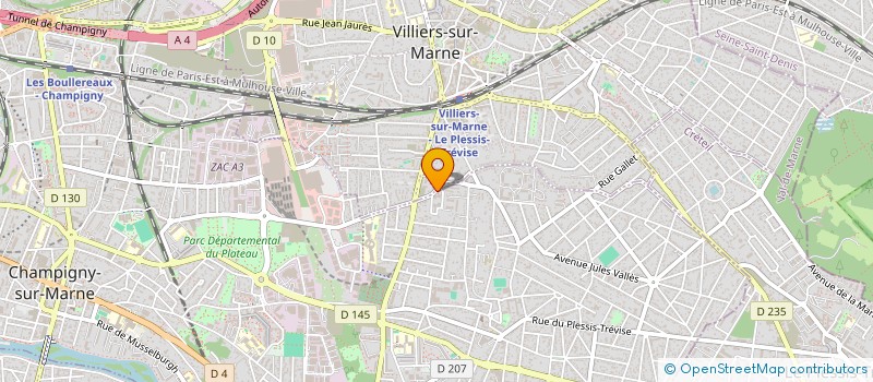 localisation de l'entreprise AMICALE DES LOCATAIRES CNL BRING/MAISONNEES  CHAMPIGNY-SUR-MARNE