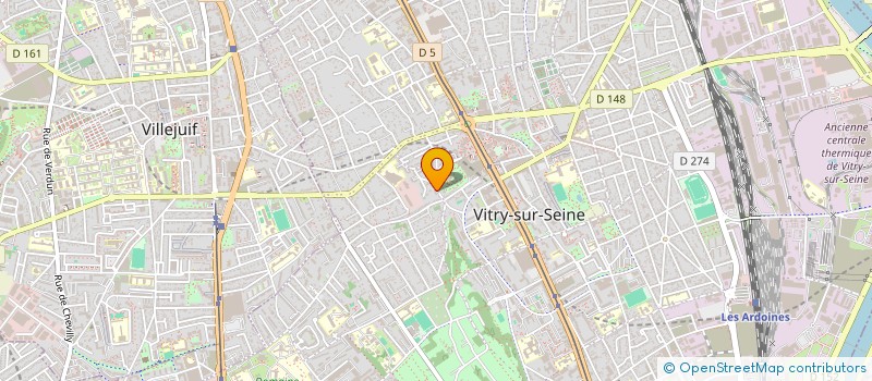 localisation de l'entreprise AMICALE DES LOCATAIRES CNL DE LA RESIDENCE LES TUILERIES à VITRY-SUR-SEINE