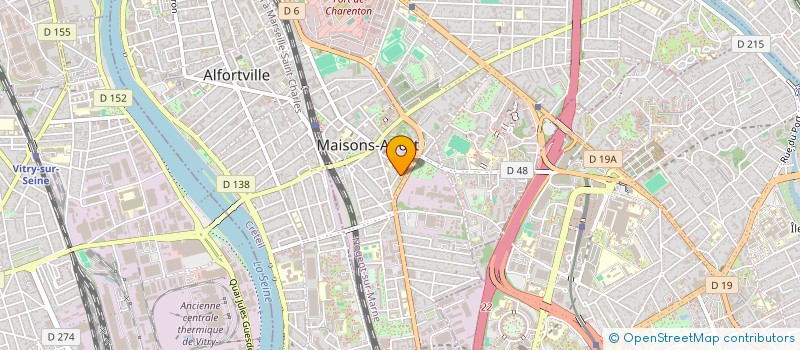 localisation de l'entreprise AMICALE DES LOCATAIRES CNL DE MAISONS ALFORT  MAISONS-ALFORT