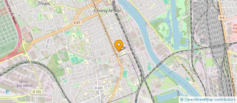 localisation de l'entreprise AMICALE DES LOCATAIRES CNL DU FOUR à CHOISY-LE-ROI