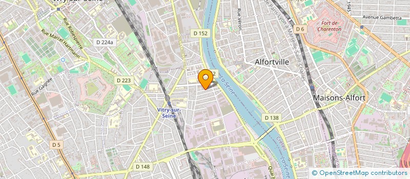 localisation de l'entreprise AMICALE DES LOCATAIRES CNL LE LIT DE SEINE à VITRY-SUR-SEINE