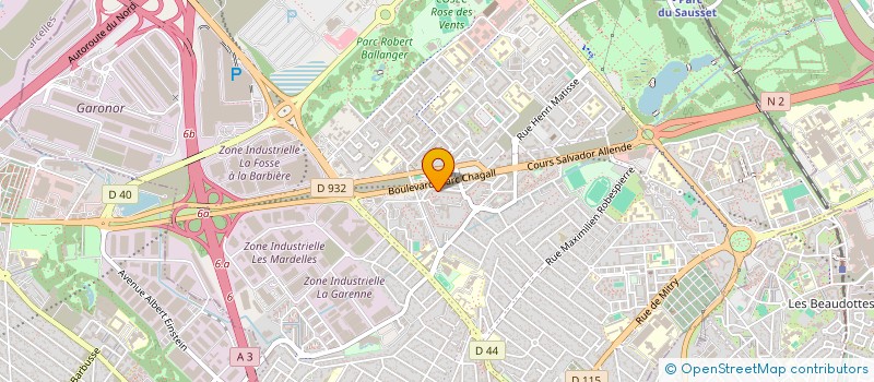 localisation de l'entreprise AMICALE DES LOCATAIRES CNL LE MERISIER à AULNAY-SOUS-BOIS