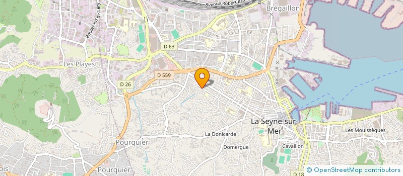 localisation de l'entreprise AMICALE DES LOCATAIRES CNL LE PRAIRIAL à LA SEYNE SUR MER