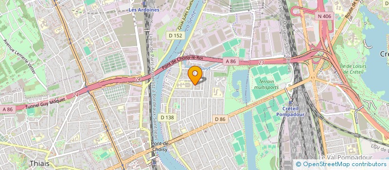 localisation de l'entreprise AMICALE DES LOCATAIRES CNL LES ABEILLES à CHOISY-LE-ROI