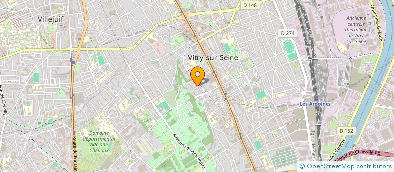 localisation de l'entreprise AMICALE DES LOCATAIRES CNL LES LILAS à VITRY-SUR-SEINE