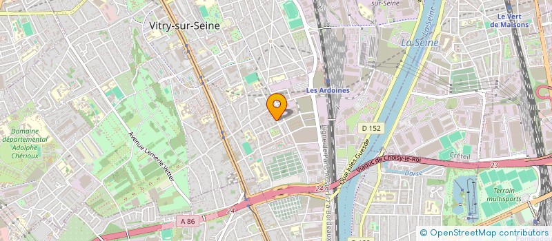 localisation de l'entreprise AMICALE DES LOCATAIRES CNL LES LYS à VITRY-SUR-SEINE