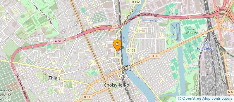 localisation de l'entreprise AMICALE DES LOCATAIRES CNL LUGO SABLIERE à CHOISY-LE-ROI
