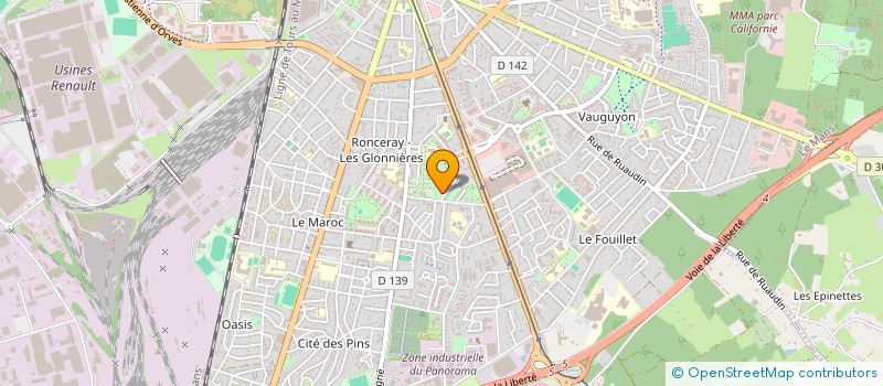 localisation de l'entreprise AMICALE DES LOCATAIRES CNL RONCERAY-GLONNIERES  LE MANS