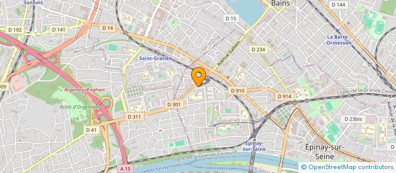 localisation de l'entreprise AMICALE DES LOCATAIRES D'ORGEMONT-SAIEM à EPINAY-SUR-SEINE