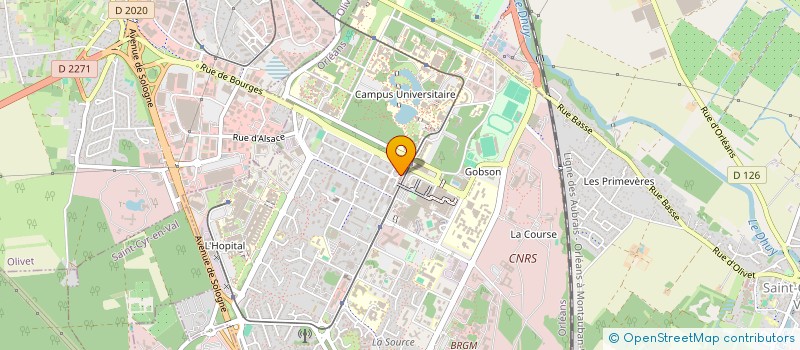 localisation de l'entreprise AMICALE DES LOCATAIRES D'ORLEANS METROPOLE - CONFEDERATION NATIONALE DU LOGEMENT à ORLEANS