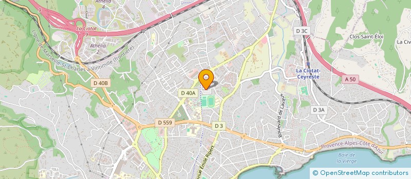 localisation de l'entreprise AMICALE DES LOCATAIRES DE L'ABEILLE  LA CIOTAT