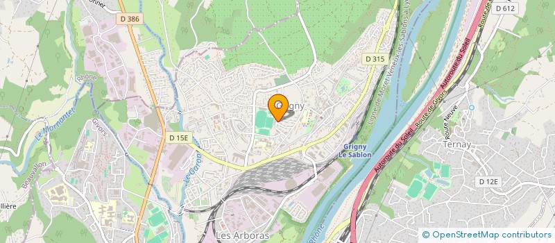localisation de l'entreprise AMICALE DES LOCATAIRES DE L'AGORA DE GRIGNY (RHONE) à GRIGNY
