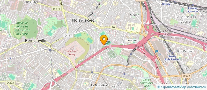localisation de l'entreprise AMICALE DES LOCATAIRES DE LA CITE DES FLEURS à NOISY-LE-SEC