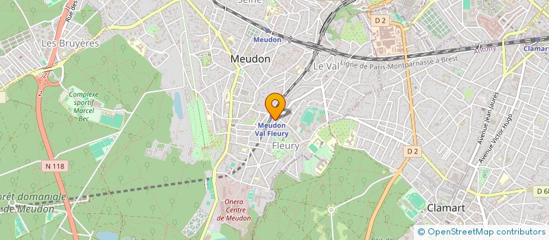 localisation de l'entreprise AMICALE DES LOCATAIRES DE LA RESIDENCE BANES  MEUDON