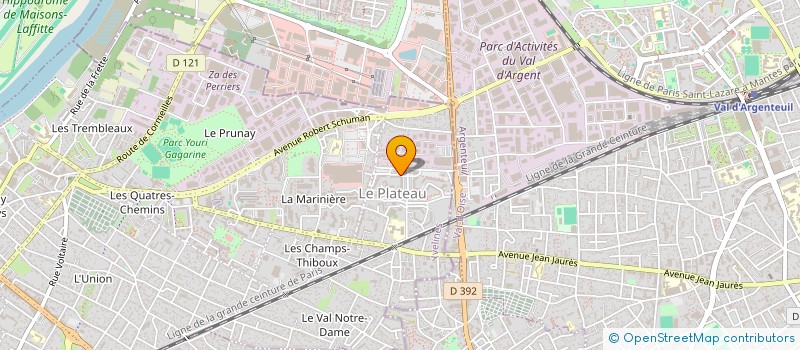 localisation de l'entreprise AMICALE DES LOCATAIRES DE LA RESIDENCE DES INDES à SARTROUVILLE