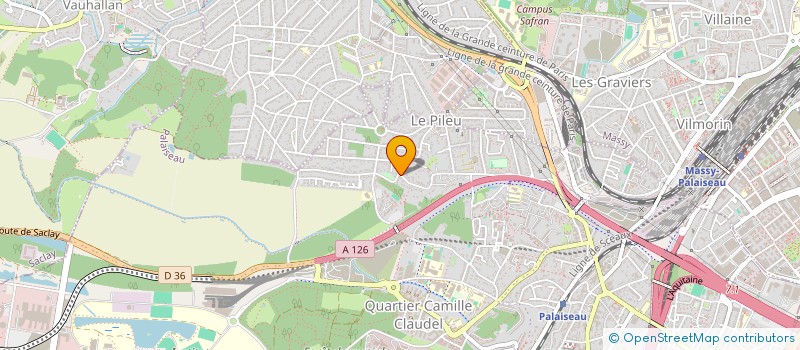 localisation de l'entreprise AMICALE DES LOCATAIRES DE LA RESIDENCE DU CLOS DU PILEU à PALAISEAU