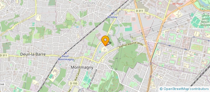 localisation de l'entreprise AMICALE DES LOCATAIRES DE LA RESIDENCE LES PINTARDS, 3 RUELLE MARIANNE 95360 MONTMAGNY  MONTMAGNY