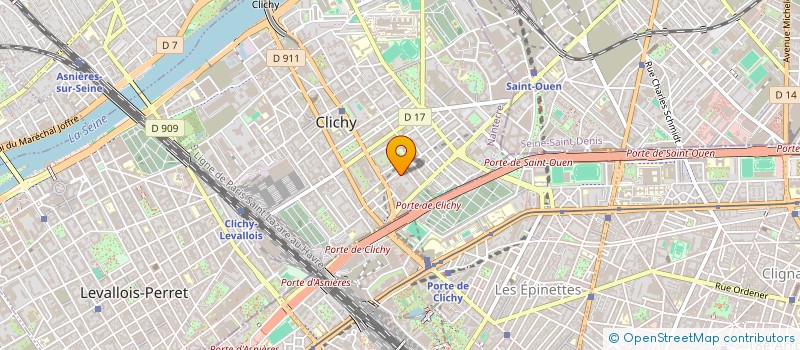 localisation de l'entreprise AMICALE DES LOCATAIRES DES 3 RUES à CLICHY