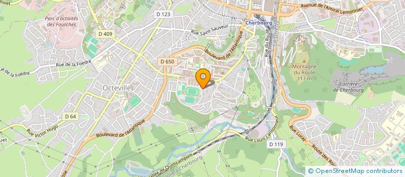 localisation de l'entreprise AMICALE DES LOCATAIRES DES CITES CHERBOURGEOISES  CHERBOURG-EN-COTENTIN