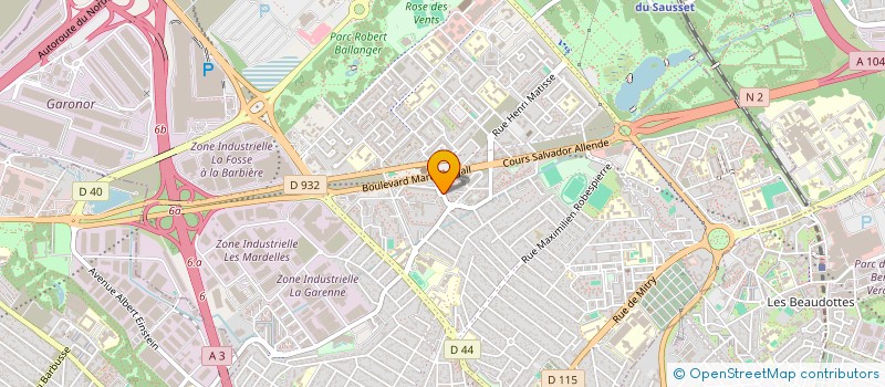 localisation de l'entreprise AMICALE DES LOCATAIRES DES ETANGS à AULNAY SOUS BOIS