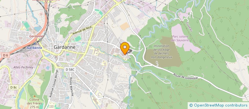 localisation de l'entreprise AMICALE DES LOCATAIRES DES LOGIS NOTRE DAME à GARDANNE