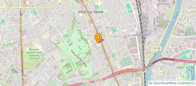 localisation de l'entreprise AMICALE DES LOCATAIRES DU 7 COMMUNE DE PARIS/PVA à VITRY-SUR-SEINE