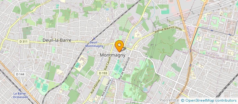 localisation de l'entreprise AMICALE DES LOCATAIRES DU CENTRE  MONTMAGNY