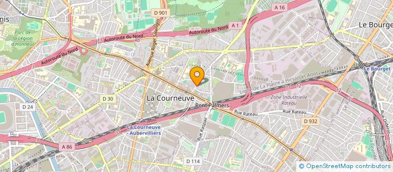 localisation de l'entreprise AMICALE DES LOCATAIRES DU MAIL à LA COURNEUVE