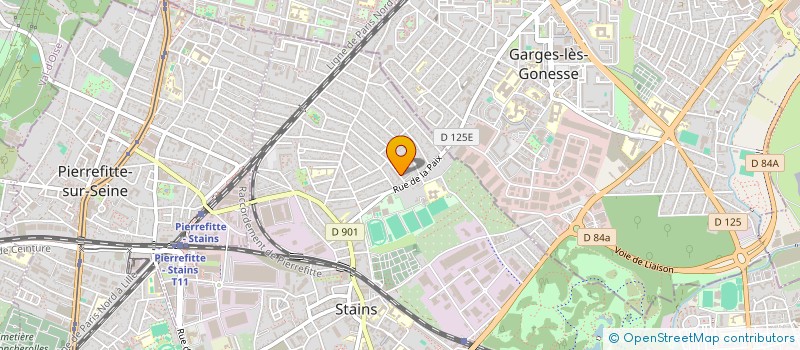localisation de l'entreprise AMICALE DES LOCATAIRES DU PARADIS à STAINS