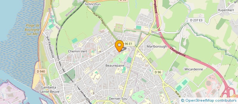 localisation de l'entreprise AMICALE DES LOCATAIRES ET CONSOMMATEURS EN COLERE DU BOULONNAIS CNL 62 à BOULOGNE-SUR-MER