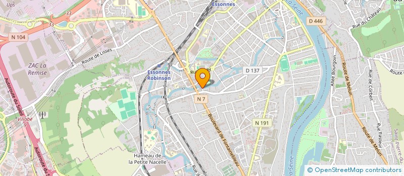 localisation de l'entreprise AMICALE DES LOCATAIRES L'ABREUVOIR à CORBEIL-ESSONNES
