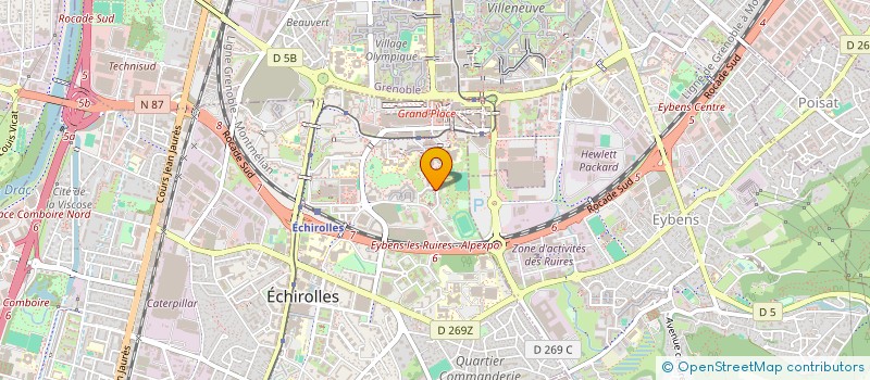 localisation de l'entreprise AMICALE DES LOCATAIRES LE FLOREAL CNL  ECHIROLLES