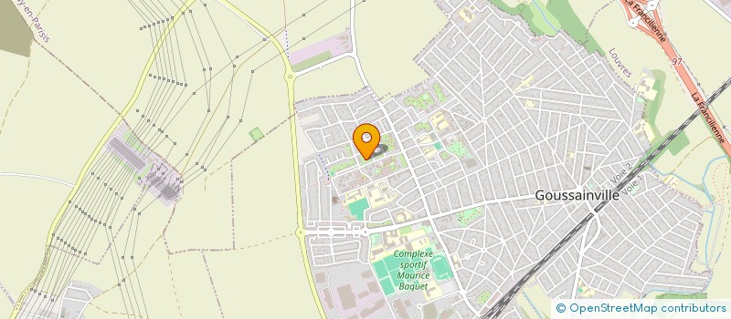 localisation de l'entreprise AMICALE DES LOCATAIRES RESIDENCE AMPERE ET GRANDES BORNES  GOUSSAINVILLE