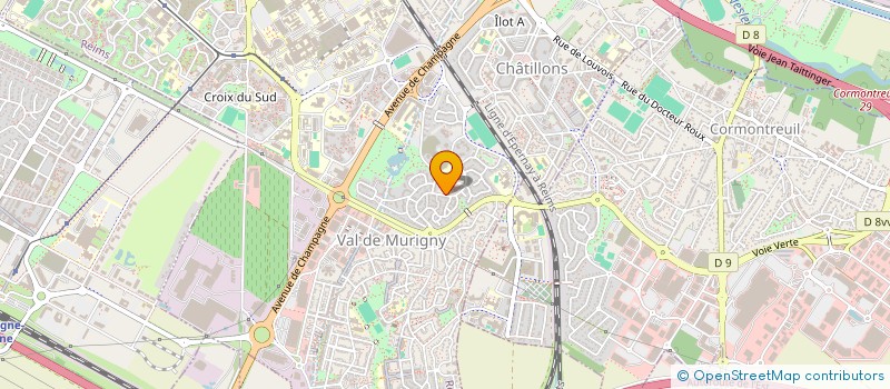 localisation de l'entreprise AMICALE DES LOCATAIRES TURENNE-VAUBAN  REIMS