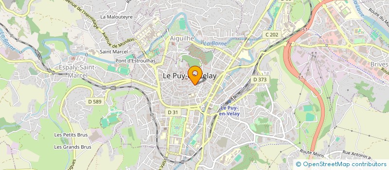 localisation de l'entreprise AMICALE DES MAGICIENS DU VELAY 'CERCLE FRANCOIS BENEVOL'  LE PUY-EN-VELAY