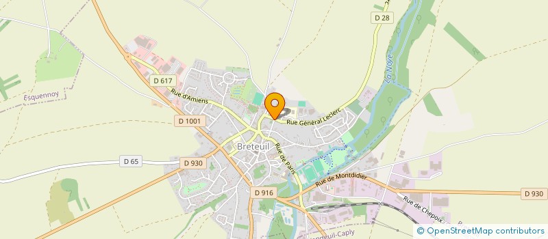 localisation de l'entreprise AMICALE DES MAIRES DU CANTON DE BRETEUIL  BRETEUIL