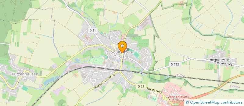 localisation de l'entreprise AMICALE DES MAIRES DU PAYS DES ENERGIES DE LA TERRE  SOULTZ-SOUS-FORETS