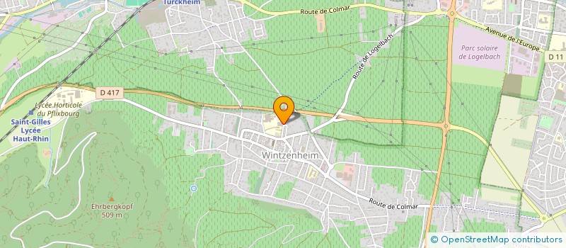 localisation de l'entreprise AMICALE DES MAIRES ET MAIRES ADJOINTS DU CANTON DE WINTZENHEIM  WINTZENHEIM