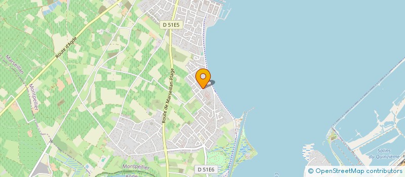 localisation de l'entreprise AMICALE DES MARINS ET MARINS ANCIENS COMBATTANTS à MARSEILLAN