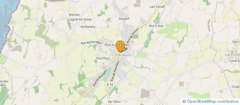 localisation de l'entreprise AMICALE DES MEDAILLES MILITAIRES DE LA PRESQU'ILE  PLEUBIAN