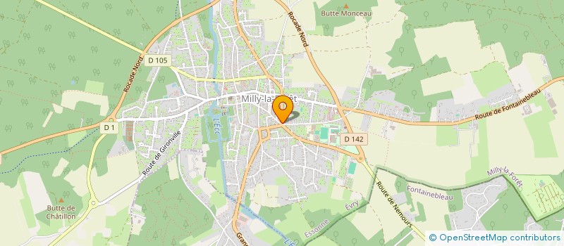 localisation de l'entreprise AMICALE DES MEDECINS DE MILLY LA FORET - MAISSE ET BOUTIGNY à MILLY-LA-FORET