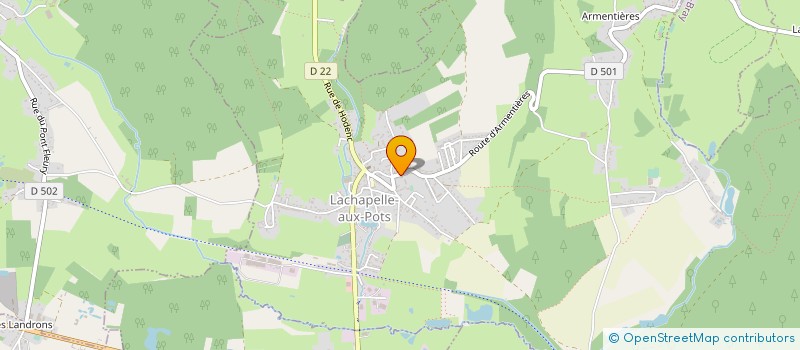 localisation de l'entreprise AMICALE DES MEDECINS DU GRAND BEAUVAISIS  LACHAPELLE-AUX-POTS