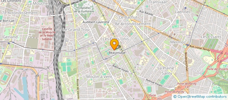 localisation de l'entreprise AMICALE DES MEDECINS GENERALISTES DE LYON  LYON