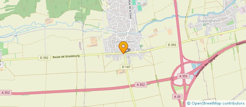 localisation de l'entreprise AMICALE  DES MEMBRES DE LA RESERVE COMMUNALE DE SECURITEE CIVILE DE DUPPIGHEIM  DUPPIGHEIM