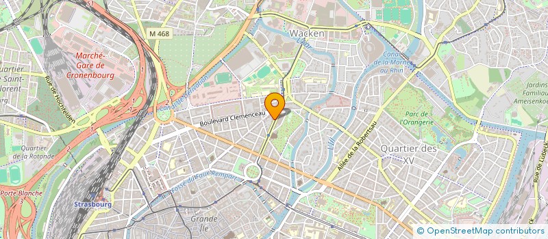 localisation de l'entreprise AMICALE DES MEMBRES DU TRIBUNAL ADMINISTRATIF DE STRASBOURG à STRASBOURG