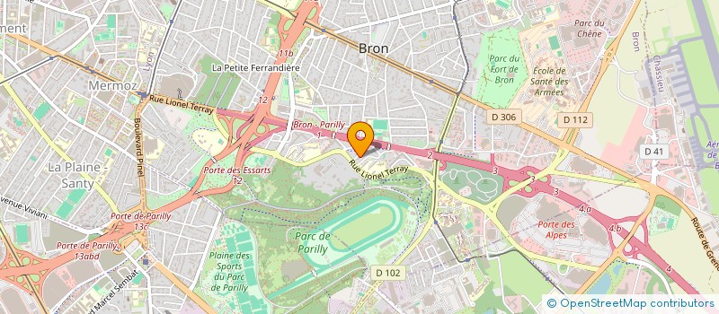 localisation de l'entreprise AMICALE DES METEOS DU RHONE à BRON