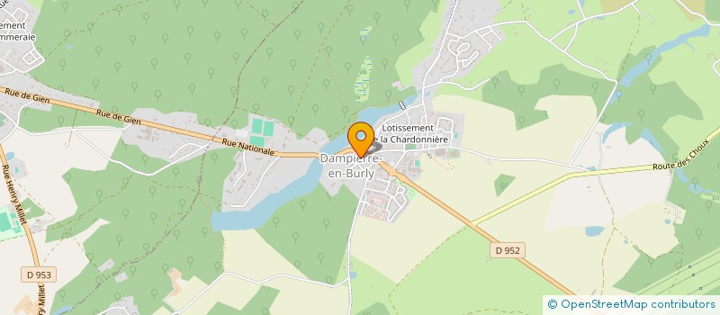 localisation de l'entreprise AMICALE DES MOBILISES DE DAMPIERRE à DAMPIERRE-EN-BURLY